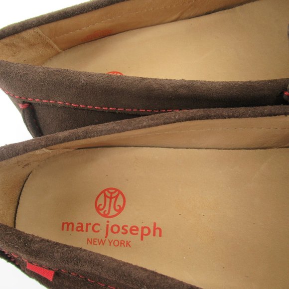 MARC JOSEPH New York Broadway Brown Suede Loafer - Picture 3 of 13